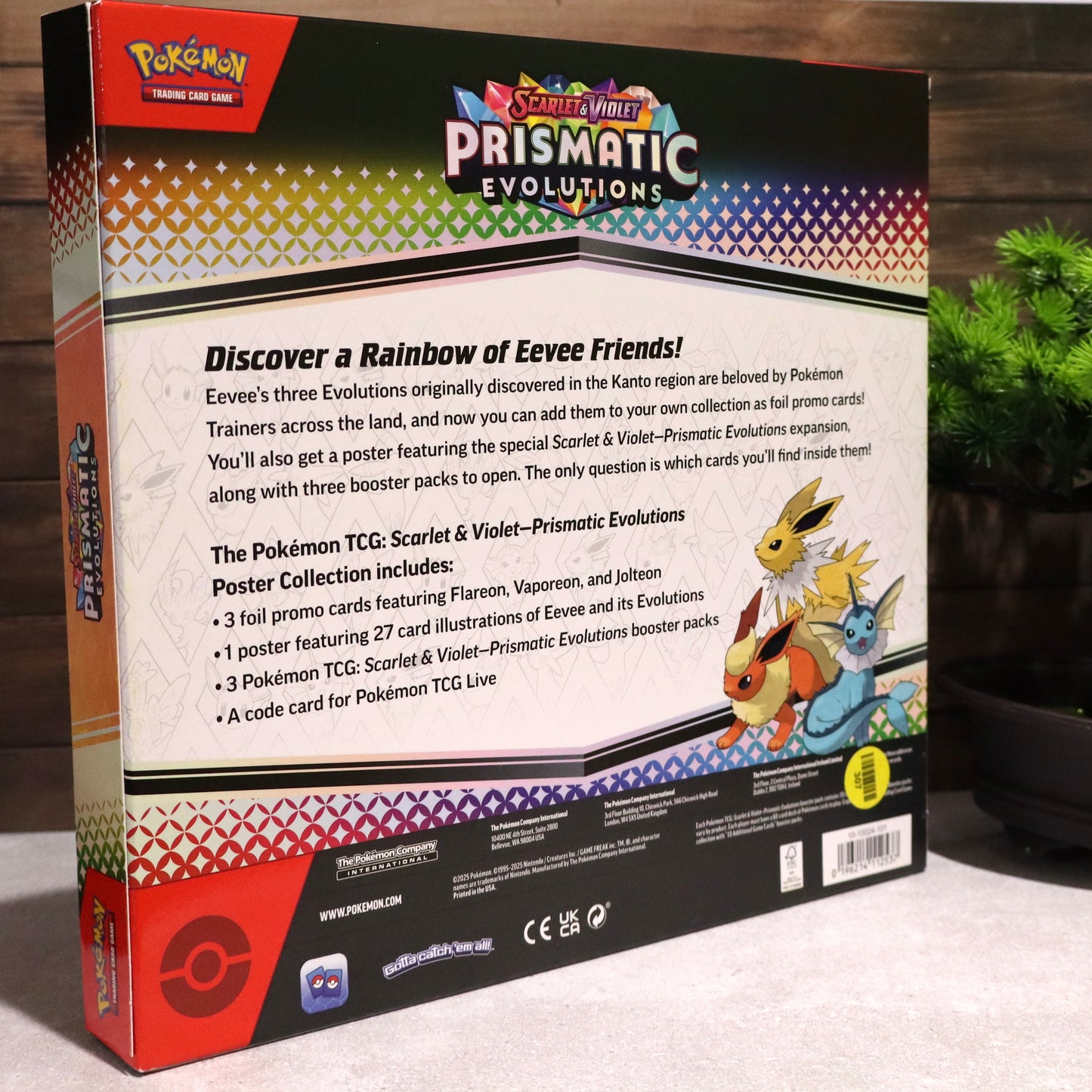 Pokémon TCG: Scarlet & Violet: Prismatic Evolution: Poster Collection (Factory Sealed)