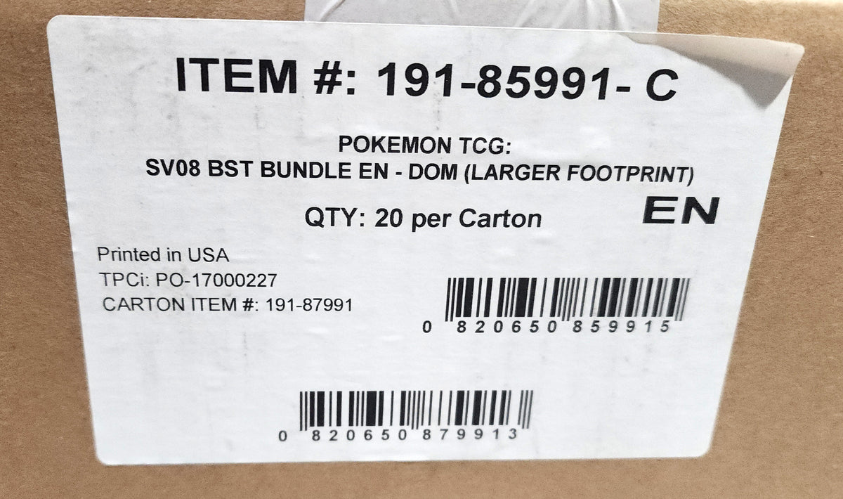 Pokemon TCG SV08 Surging Sparks Booster Bundle (Retail)
