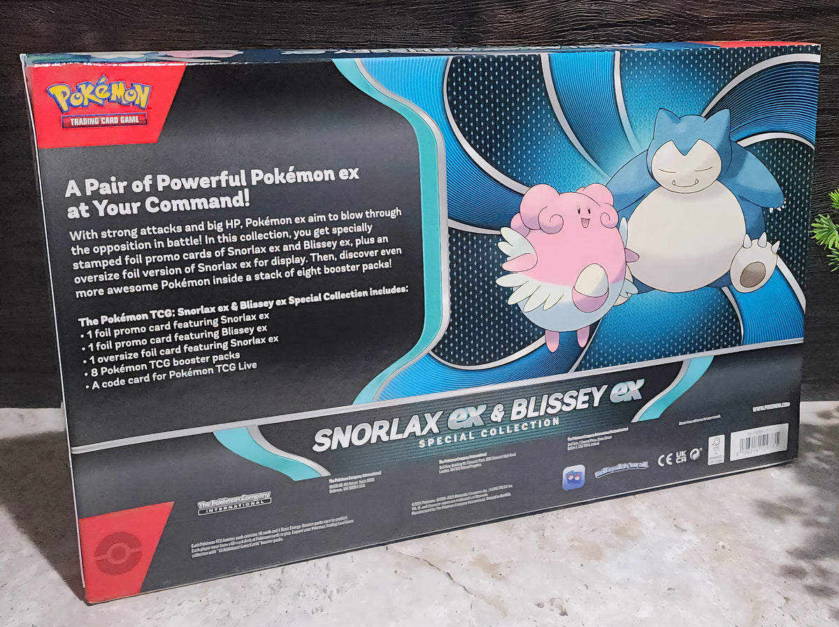 Pokemon TCG Snorlax ex & Blissey ex Special Collection