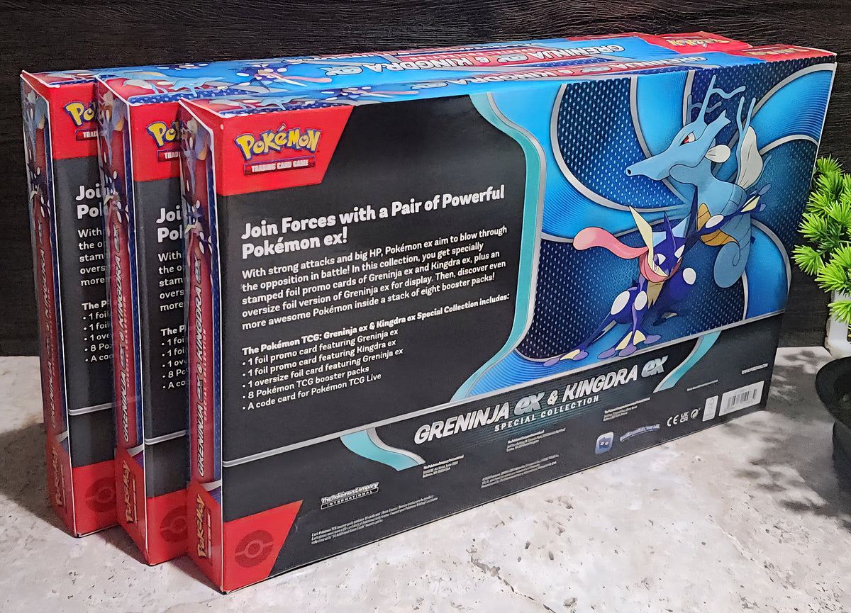 Pokemon TCG Greninja EX & Kingdra EX Special Collection Box