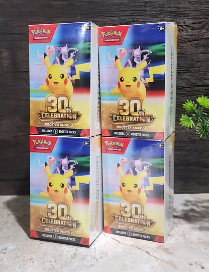 Pokemon TCG 30th Celebration Booster Bundle (6 Packs)