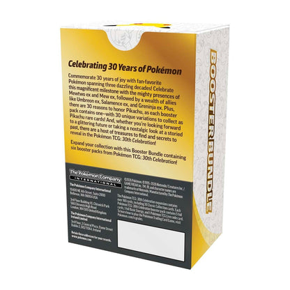 Pokemon TCG 30th Celebration Booster Bundle (6 Packs)