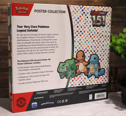 Pokémon TCG: Scarlet & Violet: 151: Poster Collection (Factory Sealed)