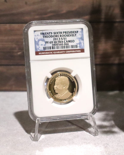 2013-S 1D NGC PF69 Ultra Cameo - 26th President Theodore Roosevelt - 3800560-066