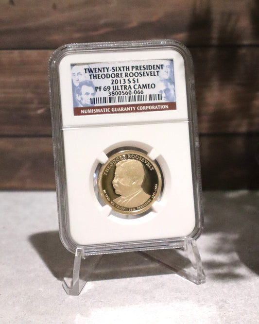 2013-S 1D NGC PF69 Ultra Cameo - 26th President Theodore Roosevelt - 3800560-066