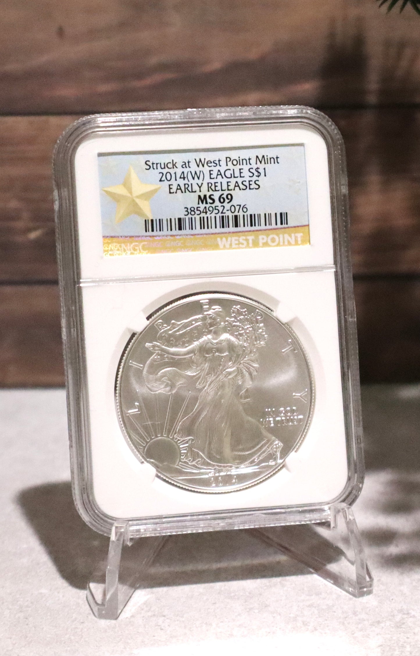 2014-W NGC MS69 Silver Eagle Early Releases - 3854952-076