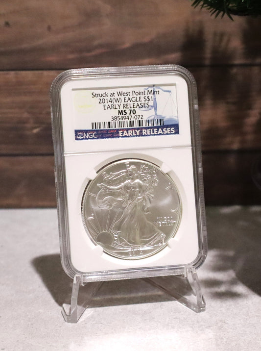 2014-W NGC MS70 Silver Eagle Early Releases - 3854947-072