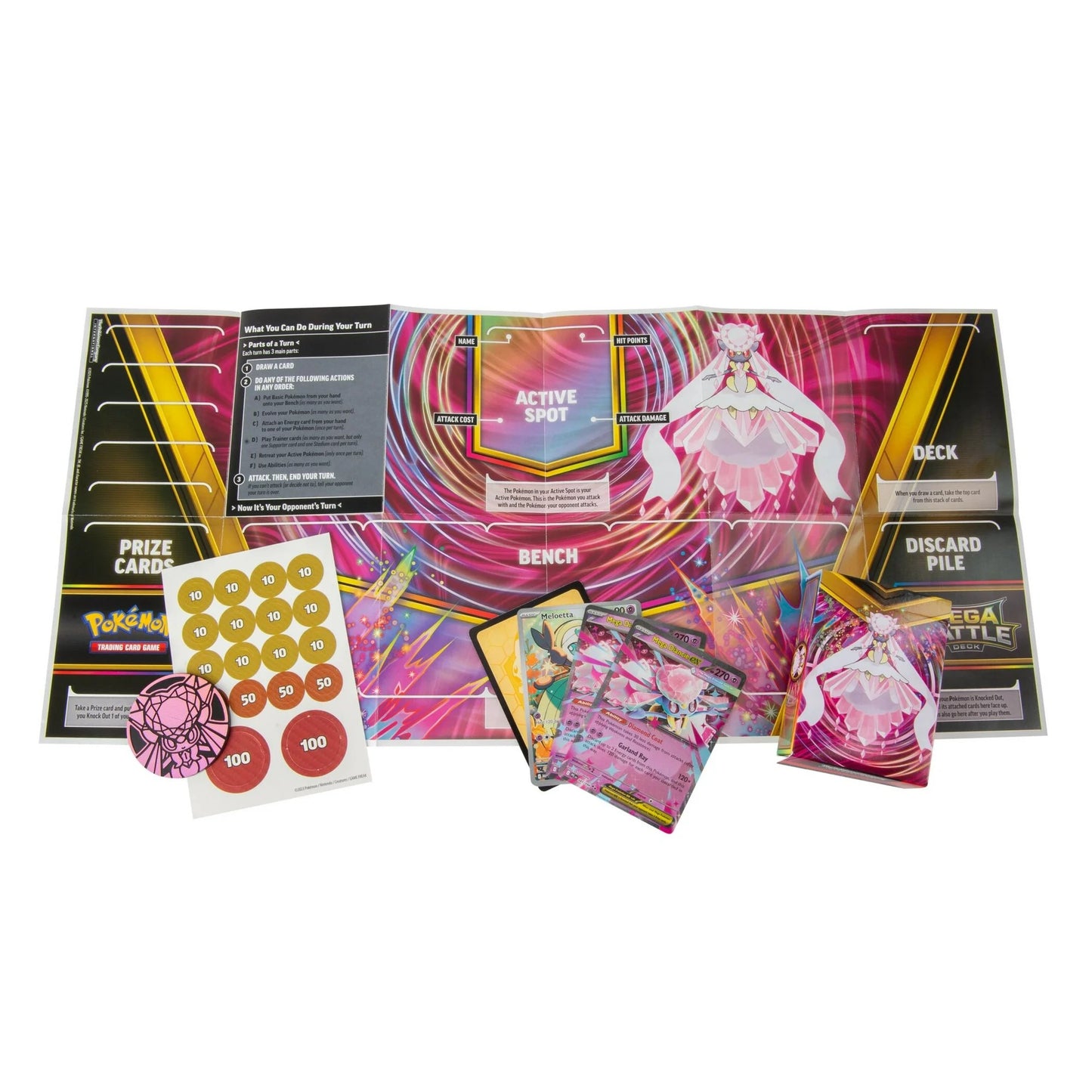 Pokémon TCG: Phantasmal Flames: Mega Grengar Ex & Mega Diancie Ex Battle Decks