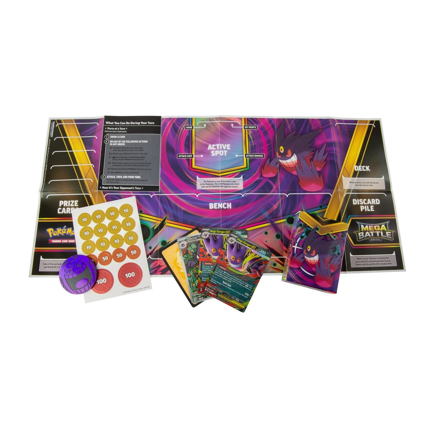 Pokémon TCG: Phantasmal Flames: Mega Grengar Ex & Mega Diancie Ex Battle Decks