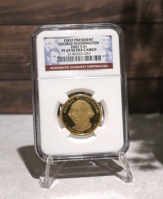 2007-S 1D NGC PF69 Ultra Cameo - First President George Washington - 3140353-57