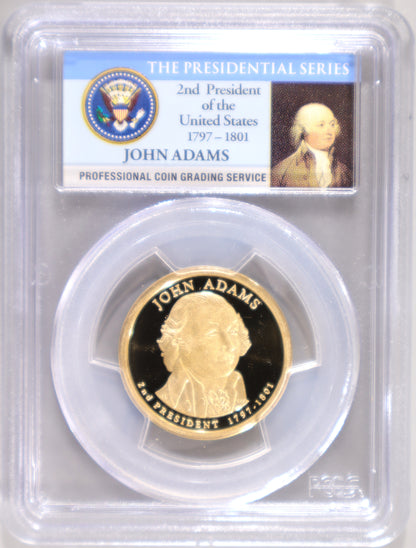 2007-S 1D PCGS PR69DCAM John Adams - 150232.69/28108372