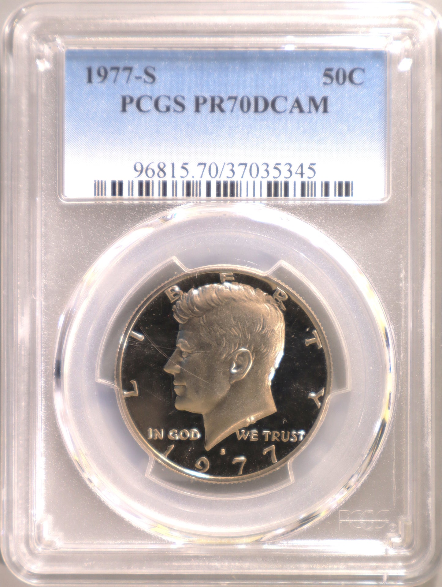 1977-S 50C Kennedy PCGS PR70DCAM - 96815.70/37035345