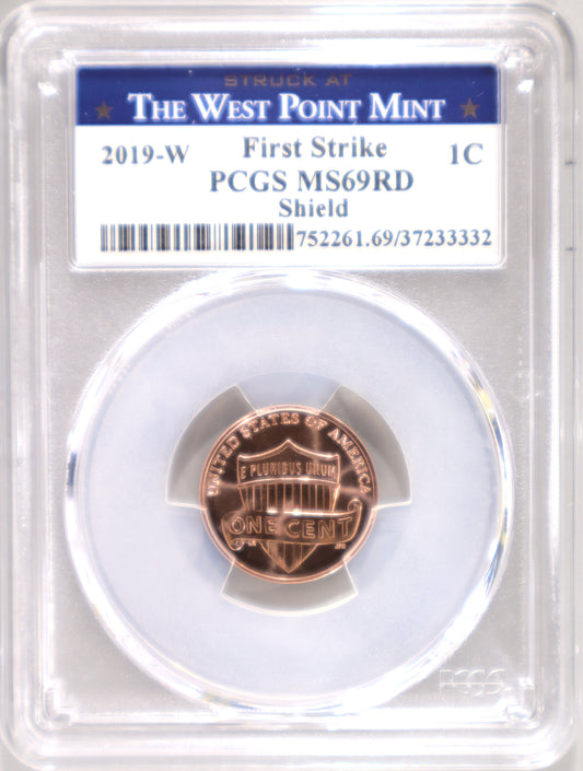 2019-W 1C PCGS MS69RD First Strike - 752261.69/37233332