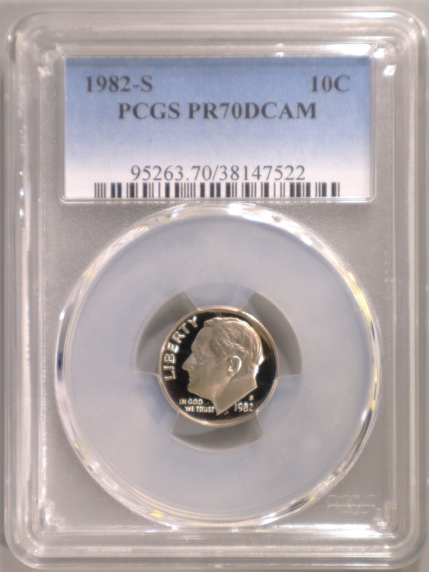 1982-S 10C PCGS PR70DCAM - 95263.70/38147522