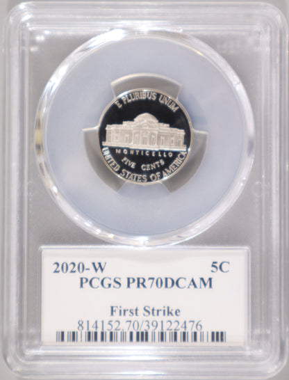 2020-W 5C PCGS PR70DCAM First Strike - 814152.70/39122476