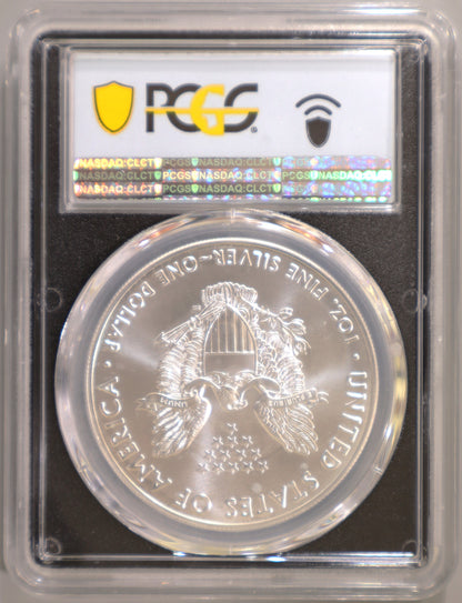 2021 PCGS MS70 Silver Eagle Type 1 FDOI (Black Holder) - 837647.70/41984002
