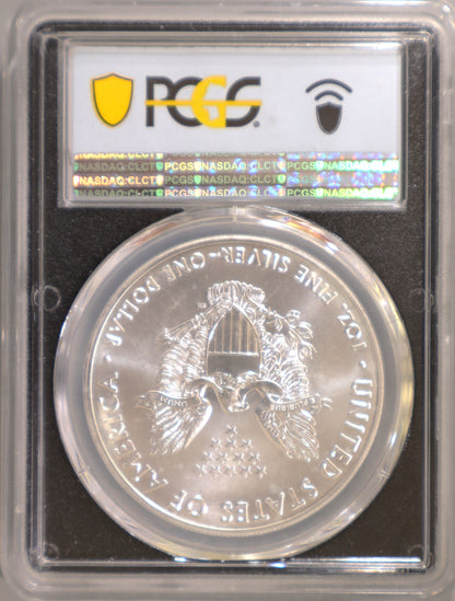 2021 PCGS MS70 Silver Eagle Type 1 FDOI (Black Holder) - 837647.70/41984003