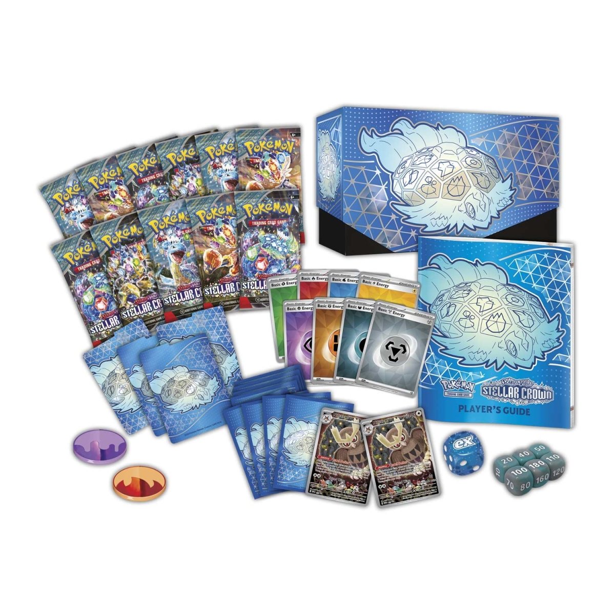Pokemon TCG SV07 Stellar Crown Pokémon Center Elite Trainer Box