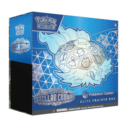 Pokemon TCG SV07 Stellar Crown Pokémon Center Elite Trainer Box