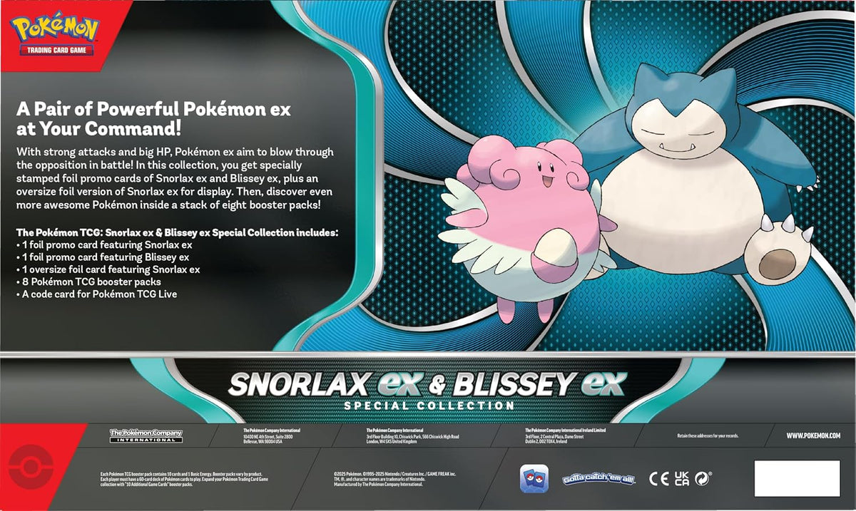 Pokemon TCG Snorlax ex & Blissey ex Special Collection