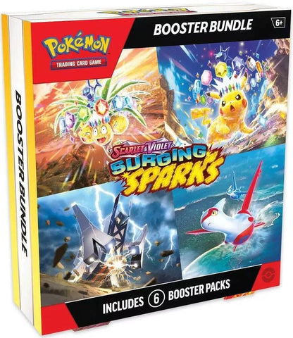 Pokemon TCG SV08 Surging Sparks Booster Bundle (Retail)