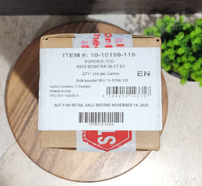 Pokémon TCG: Phantasmal Flames: Case of Booster Display Boxes (6) Sealed