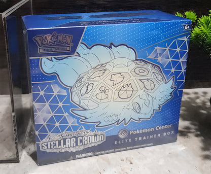Pokemon TCG SV07 Stellar Crown Pokémon Center Elite Trainer Box