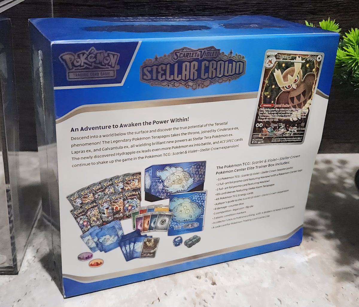 Pokemon TCG SV07 Stellar Crown Pokémon Center Elite Trainer Box