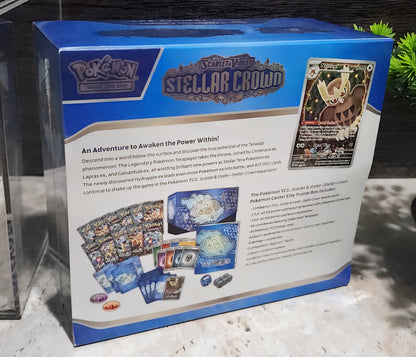 Pokemon TCG SV07 Stellar Crown Pokémon Center Elite Trainer Box