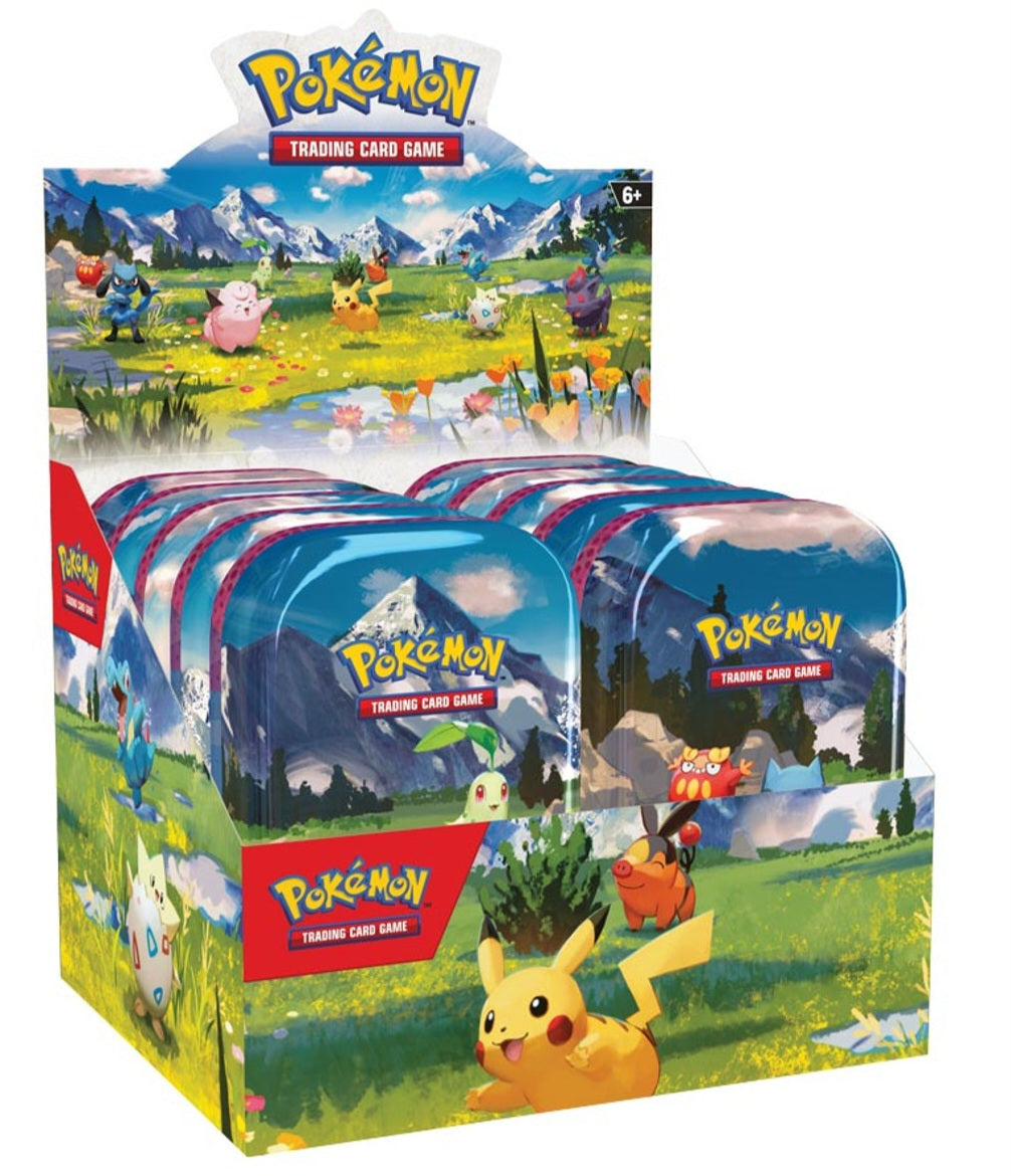 Pokemon TCG Mega Evolution Ascended Heroes Mini Tin Display (10) Factory Sealed