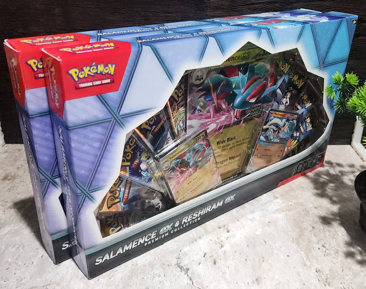 Pokemon TCG Salamence ex & Reshiram ex Premium Collection
