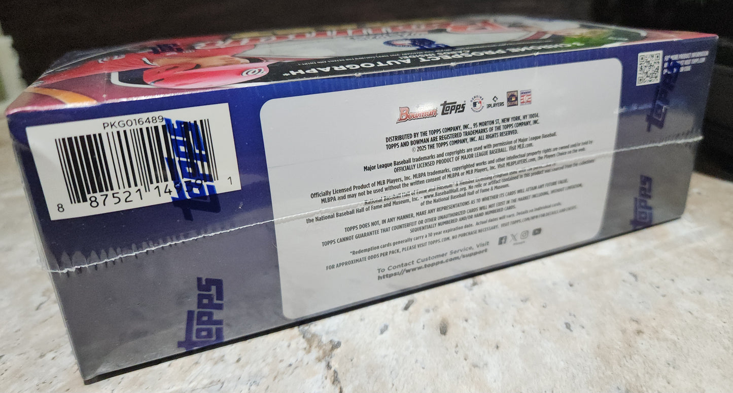 2025 Bowman Draft Baseball Hobby Box